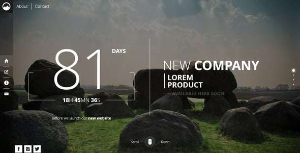 Timex - Creative Template For Coming Soon Page