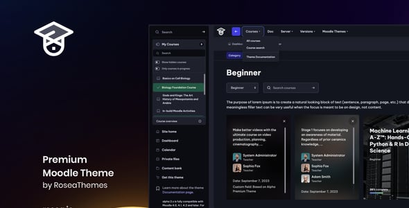 Alpha | Responsive Premium Theme for Moodle
