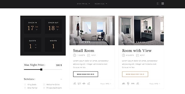 Hotel Booking WordPress