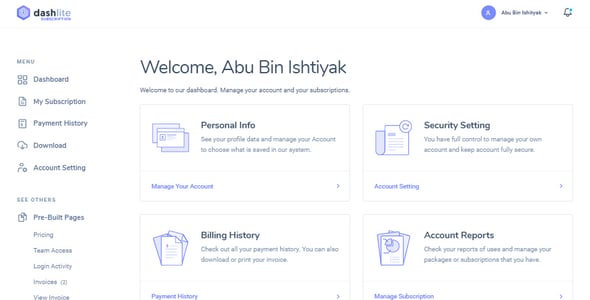 DashLite - Bootstrap Responsive Admin Dashboard Template