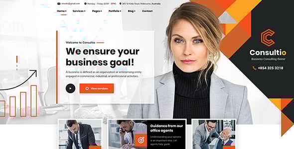 Consultio - Consulting Corporate WordPress Theme