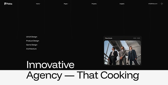 Floka - Digital Agency & Portfolio WordPress Theme