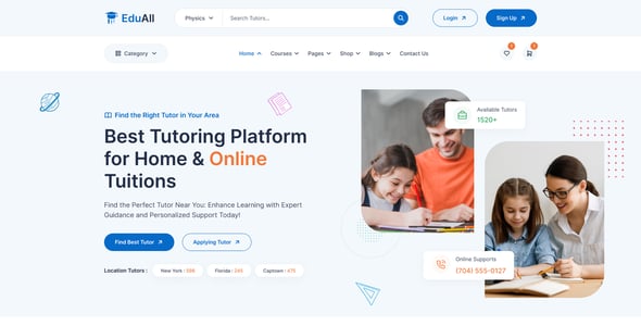 EduAll - Education LMS Tutors & Online Course WordPress Theme Multipurpose