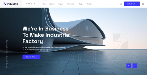 Industrie - Factory & Industry HTML Template