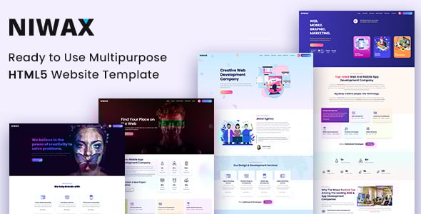Niwax - Creative Agency & Portfolio HTML Template