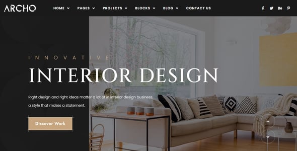 Archo - Architecture & Interior Elementor Template Kit