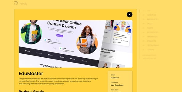 Portify - Personal Portfolio HTML Template