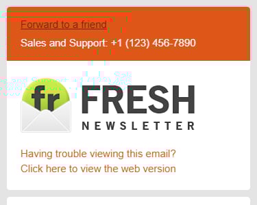 Fresh Newsletter - Hybrid Email Template + Access to Gifky Layout Builder