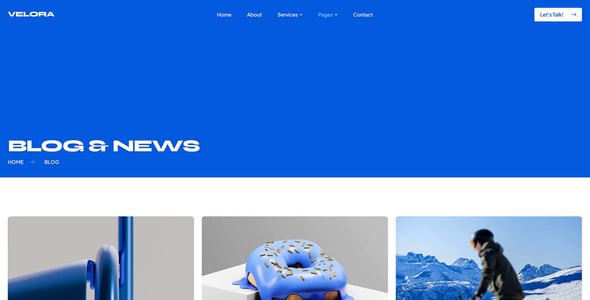 Velora - Creative Agency & Portfolio Elementor Template Kit