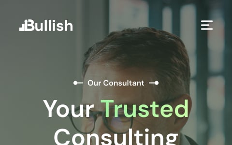 Bullish - Finance & Accounts Consulting Figma Template