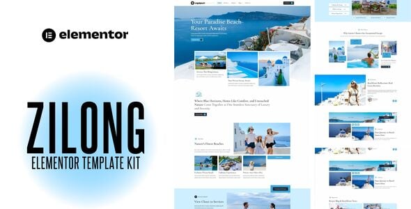 Zilong - Luxury Villa & Resort Elementor Template Kit