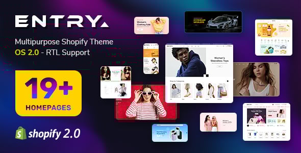 Entry - Multipurpose Shopify Theme OS 2.0 - RTL Support