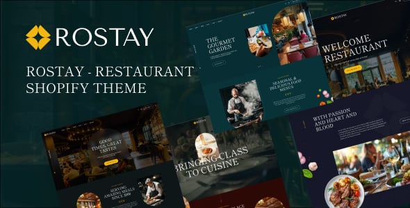 Ap Rostay - Restaurant Service & Booking Shopify Theme