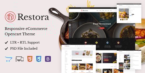 Restora - Responsive OpenCart Theme