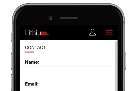 Lithium - Responsive Mobile Template