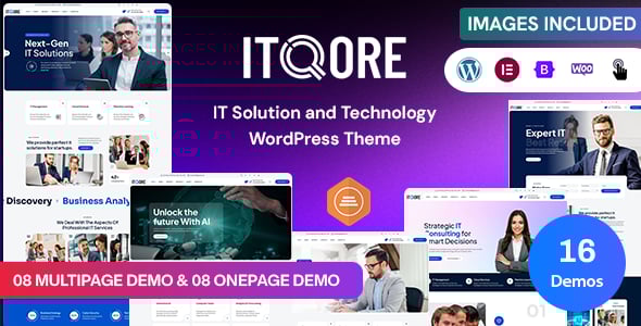Itqore – IT Solution and Technology WordPress Theme