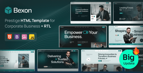 Bexon - Corporate Business HTML Template