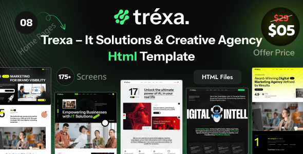 Trexa – It Solutions & Creative Agency Html Template