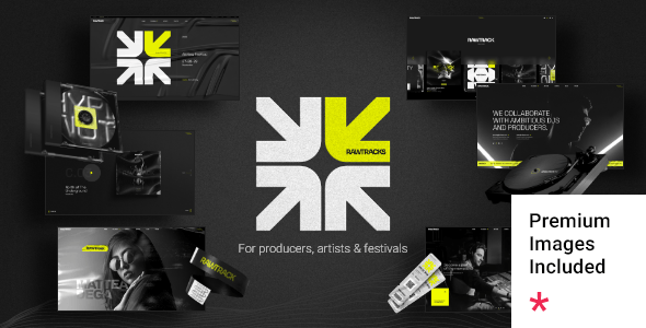 Rawtracks - Music & DJ WordPress Theme