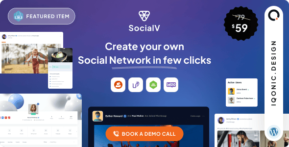 SocialV - Social Network and Community BuddyPress Theme