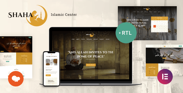 Shaha | Mosque Church & Islamic Masjid WordPress Theme