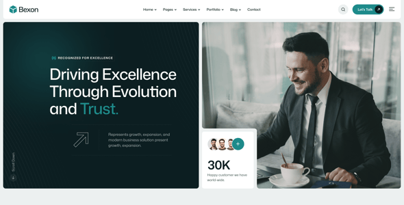 Bexon - Corporate Business Figma Template