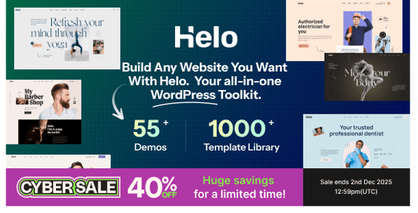 Helo | Multi-Purpose Elementor WordPress Theme