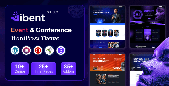 Vibent - Event & Conference WordPress Theme