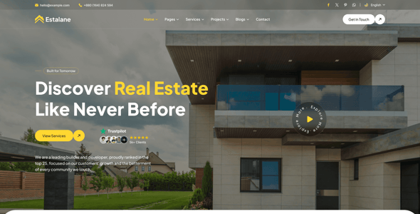 Estalane - Real Estate Figma Template