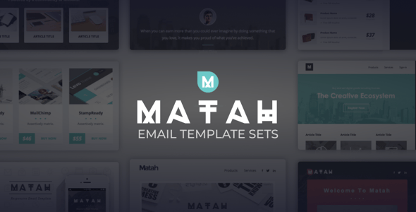 Matah | Business Email Template Set