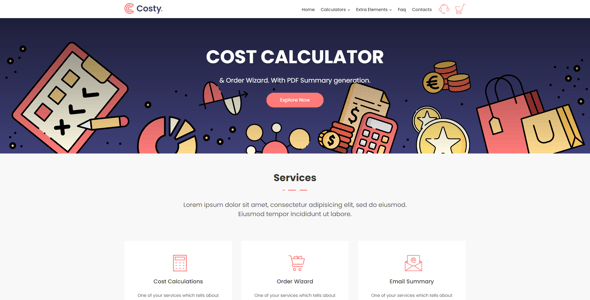 Costy | Cost Calculator and Order Wizard