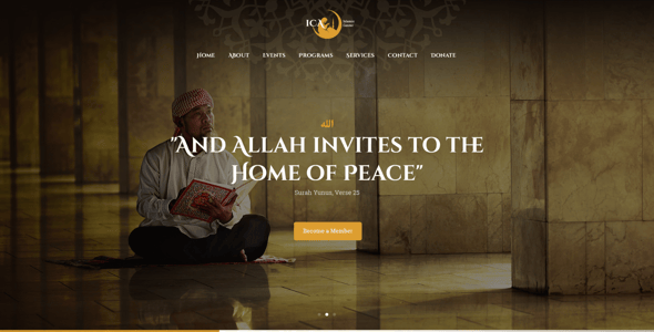 Shaha | Mosque Church & Islamic Masjid WordPress Theme
