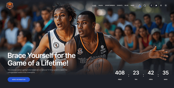 Tornados | Basketball NBA Team WordPress Theme