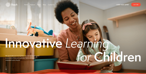 iTeach - Teaching & Classes Education WordPress Theme