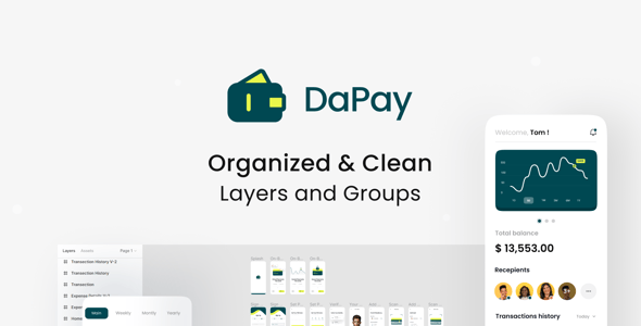 DaPay - Fintech Mobile App UI KIT