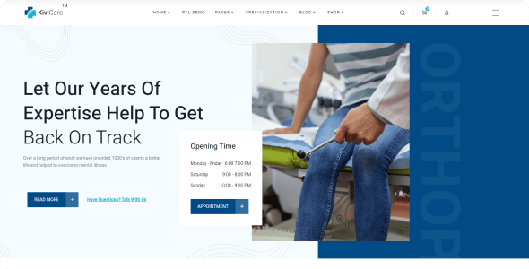 KiviCare(TM) - Medical Clinic & Patient Management WordPress Solution