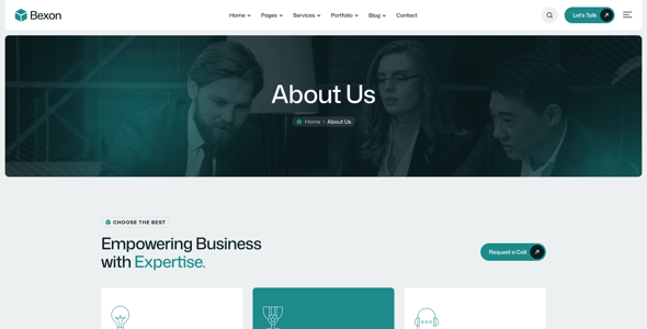 Bexon - Corporate Business Figma Template