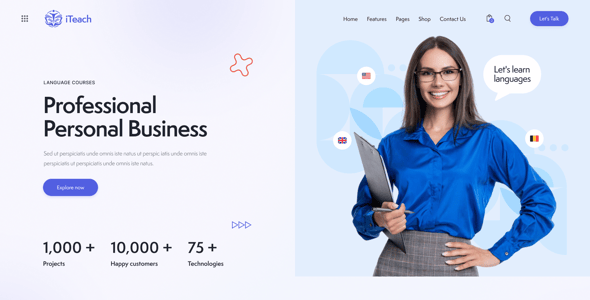 iTeach - Teaching & Classes Education WordPress Theme