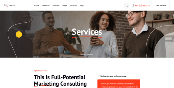 Amozo - Digital Agency Figma Template