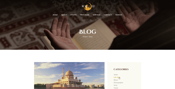Shaha | Mosque Church & Islamic Masjid WordPress Theme