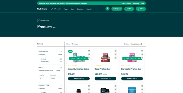 Nutrition - Dietitian & Wellness Shopify 2.0 Theme