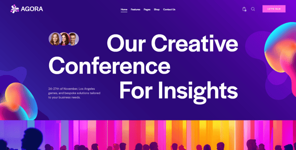 Agora — Event & Conference WordPress Theme