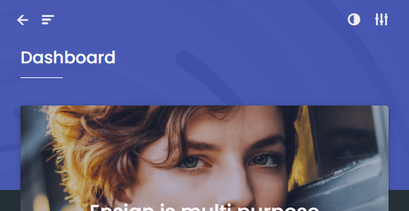 Ensign: Multi Purpose PWA Mobile App Template
