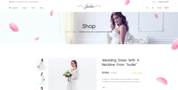 Joolie - Wedding Store HTML Template