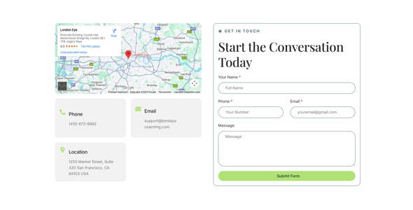 Berdaya -  Business Coaching Elementor Template Kit