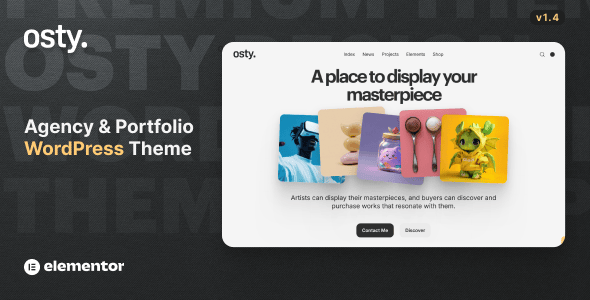 Osty – Creative Agency and Portfolio Theme