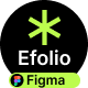 efolio- Creative Portfolio and Agency Figma Template - ThemeForest Item for Sale
