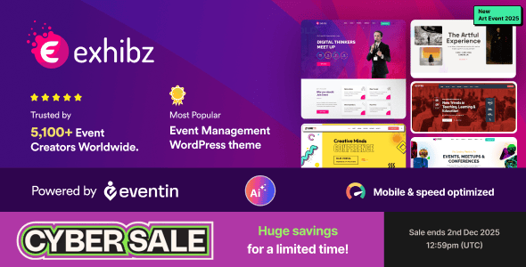 Exhibz | Event Conference WordPress Theme (AI Powered)