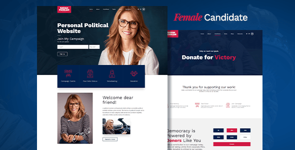 Vox Populi - Political Party & Candidate WordPress Theme