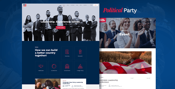 Vox Populi - Political Party & Candidate WordPress Theme